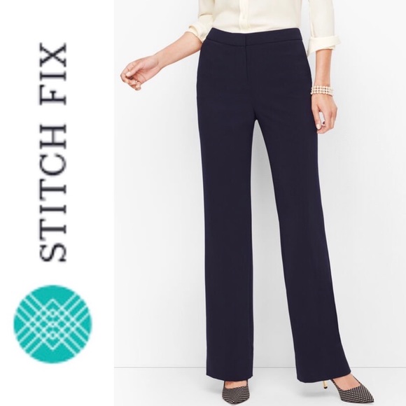 Goldray Pants - Goldray Stitch Fix | Wide Leg Crepe Pants Navy